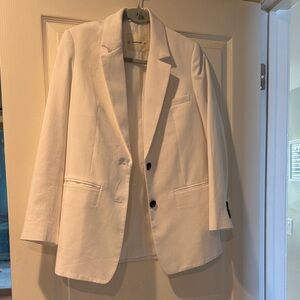 Everlane oversized White Blazer in Buttersmooth